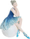 Decoratieve figuren DKD Home Decor Blauw Hars (8.2 x 13 x 14.5 cm)