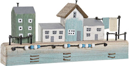 Decoratieve figuren DKD Home Decor Blauw MDF (38,5 x 5,8 x 17,2 cm)