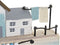 Decoratieve figuren DKD Home Decor Blauw MDF (38,5 x 5,8 x 17,2 cm)