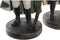 Decoratieve figuren DKD Home Decor Bruin Hars Multicolour Gorilla (14 x 12,5 x 31,5 cm) (2 Stuks)