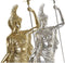 Decoratieve figuren DKD Home Decor Dios Marte Griekse Godin Ziverachtig Gouden Hars (16,5 x 10,5 x 50 cm) (2 Stuks)