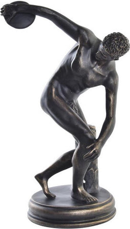 Decoratieve figuren DKD Home Decor Discobolus Koper Hars (19 x 17 x 34 cm)