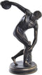 Decoratieve figuren DKD Home Decor Discobolus Koper Hars (19 x 17 x 34 cm)