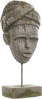 Decoratieve figuren DKD Home Decor Glasvezel Metaal Afrikaanse (20 x 12 x 55 cm)