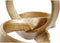 Decoratieve figuren DKD Home Decor Gouden Abstract Hars (24 x 16 x 18 cm)