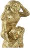 Decoratieve figuren DKD Home Decor Gouden Hars Koloniaal (9 x 7 x 25 cm)