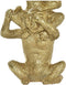 Decoratieve figuren DKD Home Decor Gouden Hars Koloniaal (9 x 7 x 25 cm)