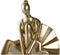 Decoratieve figuren DKD Home Decor Gouden Hars Modern (17 x 23 x 14,5 cm) (2 Stuks)