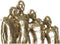 Decoratieve figuren DKD Home Decor Gouden Hars Modern (18,5 x 6,5 x 28 cm)