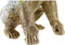 Decoratieve figuren DKD Home Decor Gouden Hars Multicolour Gorilla (28,5 x 26,5 x 41 cm)