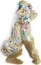 Decoratieve figuren DKD Home Decor Gouden Hars Multicolour Gorilla (28,5 x 26,5 x 41 cm)