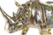Decoratieve figuren DKD Home Decor Gouden Hars Multicolour Neushoorn (55 x 17,5 x 25 cm)