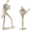 Decoratieve figuren DKD Home Decor Gouden Hars Muzikant/Musicus Traditioneel (21 x 13 x 42 cm) (2 Stuks)
