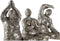 Decoratieve figuren DKD Home Decor Gouden Hars Yoga Modern (11 x 22,5 x 17 cm) (3 Stuks)