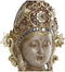 Decoratieve figuren DKD Home Decor Gouden Metaal Bruin Boeddha Hars (15 x 7 x 38 cm)