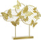 Decoratieve figuren DKD Home Decor Gouden Metaal Vlinders (63 x 9 x 58,4 cm)