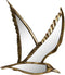 Decoratieve figuren DKD Home Decor Gouden Vogel 32,5 x 3 x 28 cm