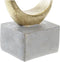 Decoratieve figuren DKD Home Decor Grijs Gouden Metaal Modern (12 x 8 x 25 cm)