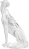 Decoratieve figuren DKD Home Decor Grijs Wit Luipaard Hars Marmer (25 x 18 x 41 cm)