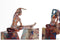 Decoratieve figuren DKD Home Decor Hars (11.5 x 4.5 x 23 cm) (4 pcs)