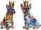 Decoratieve figuren DKD Home Decor Hars Hond (18.5 x 11.5 x 23.5 cm) (2 pcs)