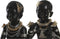 Decoratieve figuren DKD Home Decor Hars Koloniaal Afrikaanse (20,5 x 18 x 35 cm) (2 Stuks)