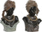 Decoratieve figuren DKD Home Decor Hars Koloniaal Afrikaanse (26 x 17 x 40 cm) (2 Stuks)
