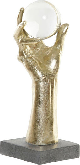 Decoratieve figuren DKD Home Decor Hars Kristal (13.5 x 13.5 x 36 cm)