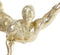 Decoratieve figuren DKD Home Decor Hars Kristal Marmer (30 x 10 x 27 cm)