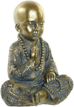 Decoratieve figuren DKD Home Decor Hars Monnik (17 x 13.6 x 21.8 cm)