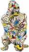 Decoratieve figuren DKD Home Decor Hars Multicolour Gorilla Modern (14 x 13 x 22 cm)