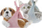 Decoratieve figuren DKD Home Decor Hars Multicolour Hond Shabby Chic (18 x 12,5 x 16 cm) (4 Stuks)