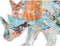 Decoratieve figuren DKD Home Decor Hars Multicolour Neushoorn (34 x 12,5 x 16,5 cm)