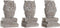 Decoratieve figuren DKD Home Decor Hars Uil (3 pcs) (11 x 11 x 20 cm)