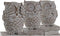 Decoratieve figuren DKD Home Decor Hars Uil (3 pcs) (11 x 11 x 20 cm)