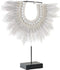 Decoratieve figuren DKD Home Decor Ijzer Veer Schelpen (42 x 9.5 x 44 cm)