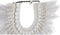 Decoratieve figuren DKD Home Decor Ijzer Veer Schelpen (42 x 9.5 x 44 cm)