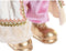 Decoratieve figuren DKD Home Decor Kerstmis Kerstman Grijs Roze Hout Polyester PVC (32 x 20 x 60 cm)