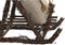Decoratieve figuren DKD Home Decor Kerstmis Kerstman Hout Polyester (42 x 22 x 48 cm)
