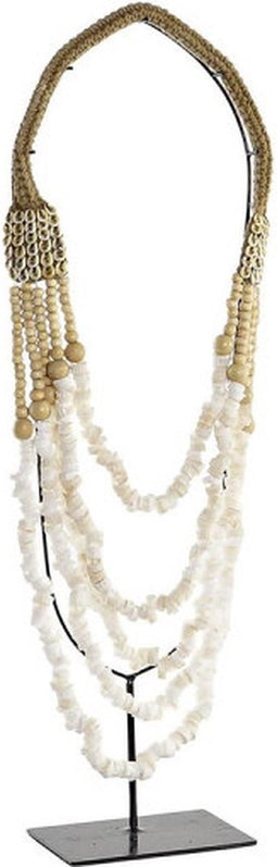 Decoratieve figuren DKD Home Decor Ketting Ijzer Schelpen (21 x 10 x 62 cm)