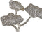 Decoratieve figuren DKD Home Decor Koffer Ziverachtig Boomstructuur Bruin Aluminium Koloniaal Mangohout (26 x 11 x 51 cm)