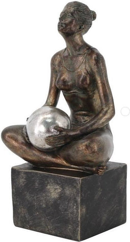 Decoratieve figuren DKD Home Decor Koper Hars (14 x 11.5 x 25.5 cm)