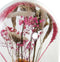 Decoratieve figuren DKD Home Decor Kristal Blommor Hout MDF (17 x 17 x 26 cm)