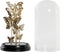 Decoratieve figuren DKD Home Decor Kristal Zwart Gouden Metaal Vlinders (18,5 x 18,5 x 32,5 cm)