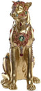 Decoratieve figuren DKD Home Decor Luipaard Hars Koloniaal (25,5 x 17 x 33 cm)