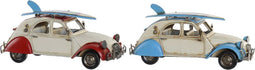 Decoratieve figuren DKD Home Decor Metaal Auto (2 pcs) (27 x 11 x 13 cm)