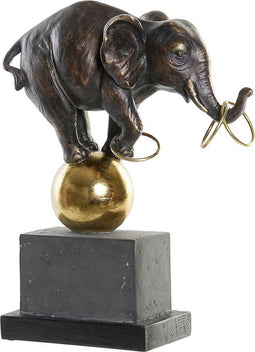 Decoratieve figuren DKD Home Decor Metaal Hars Olifant (31 x 13 x 41 cm)