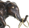 Decoratieve figuren DKD Home Decor Metaal Hars Olifant (31 x 13 x 41 cm)