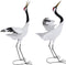 Decoratieve figuren DKD Home Decor Metaal Reiger (55 x 25 x 120 cm) (2 Stuks)
