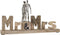 Decoratieve figuren DKD Home Decor Mr & Mrs Ziverachtig Aluminium (51 x 7,5 x 28 cm)